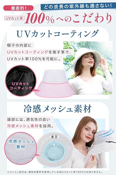 Direct from Japan: THE CLASSIC TOKYO｜100% Fully Light-Blocking Elegant Sun Hat (B3304)