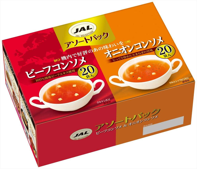 日本製： JAL 日航 日本製 即食湯包 40 袋裝(B3086)