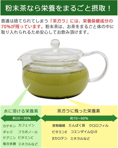日本製：靜岡縣產全葉有機無農藥綠茶粉 100g (B3645)