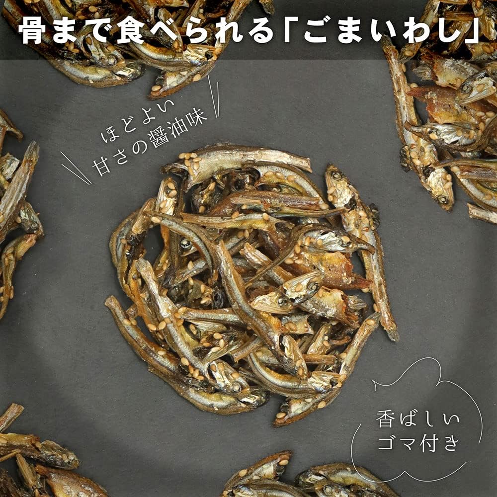 日本製：味楽堂 Mirakudo 日本國產芝麻小魚ごまいわし乾健康零食 (B3835)