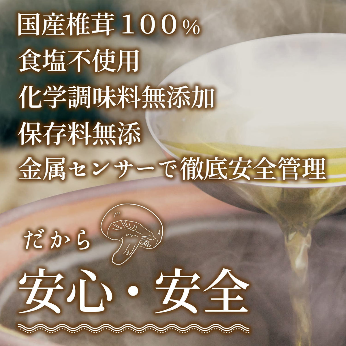 日本製：大道貿易 九州產無農藥天然香菇粉 100g (B3863)