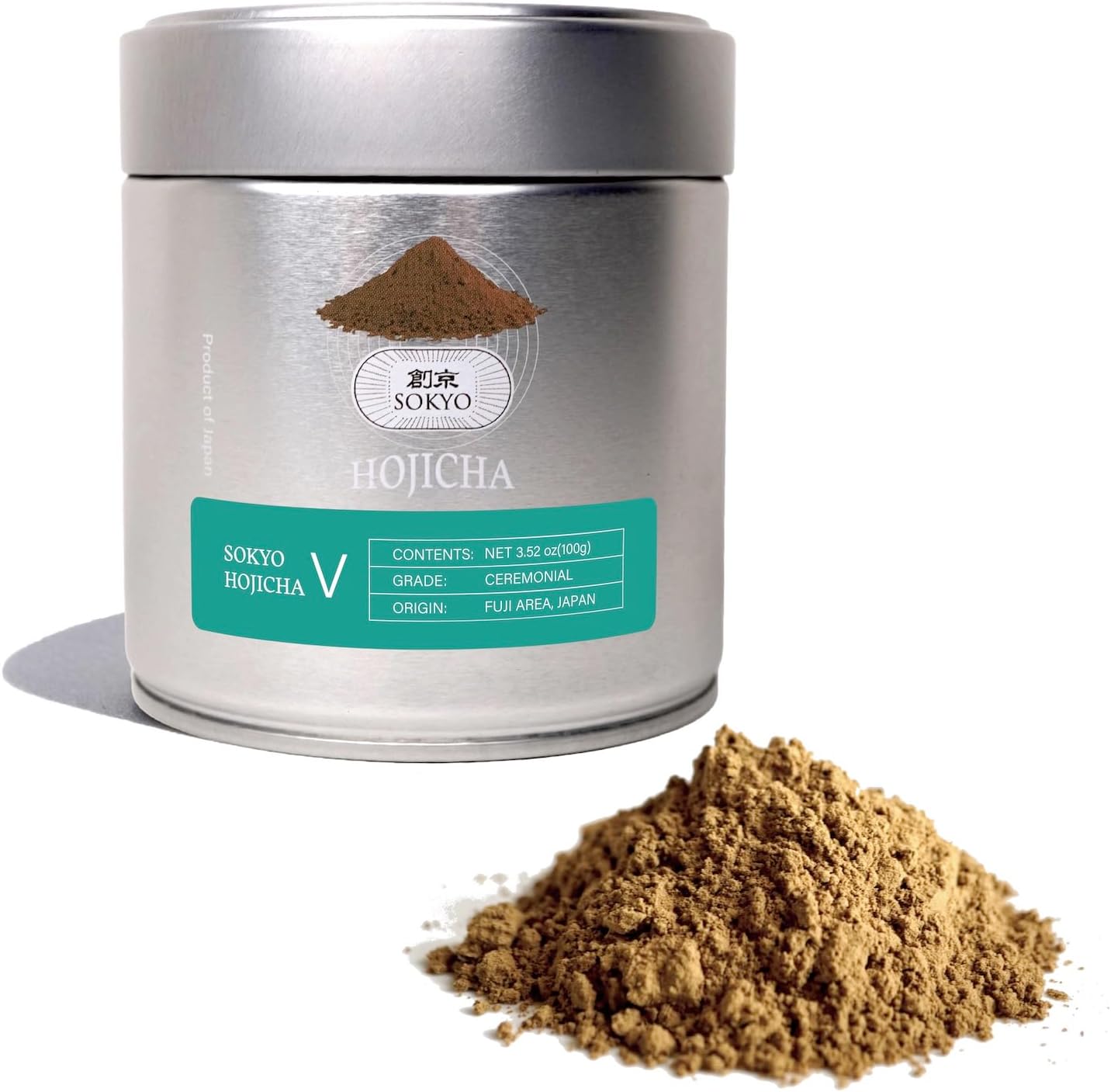 日本製：創京 宇治高級 ceremonial 一番茶焙茶粉 高級茶道級 / 焙茶拿鐵專用 (B3718)
