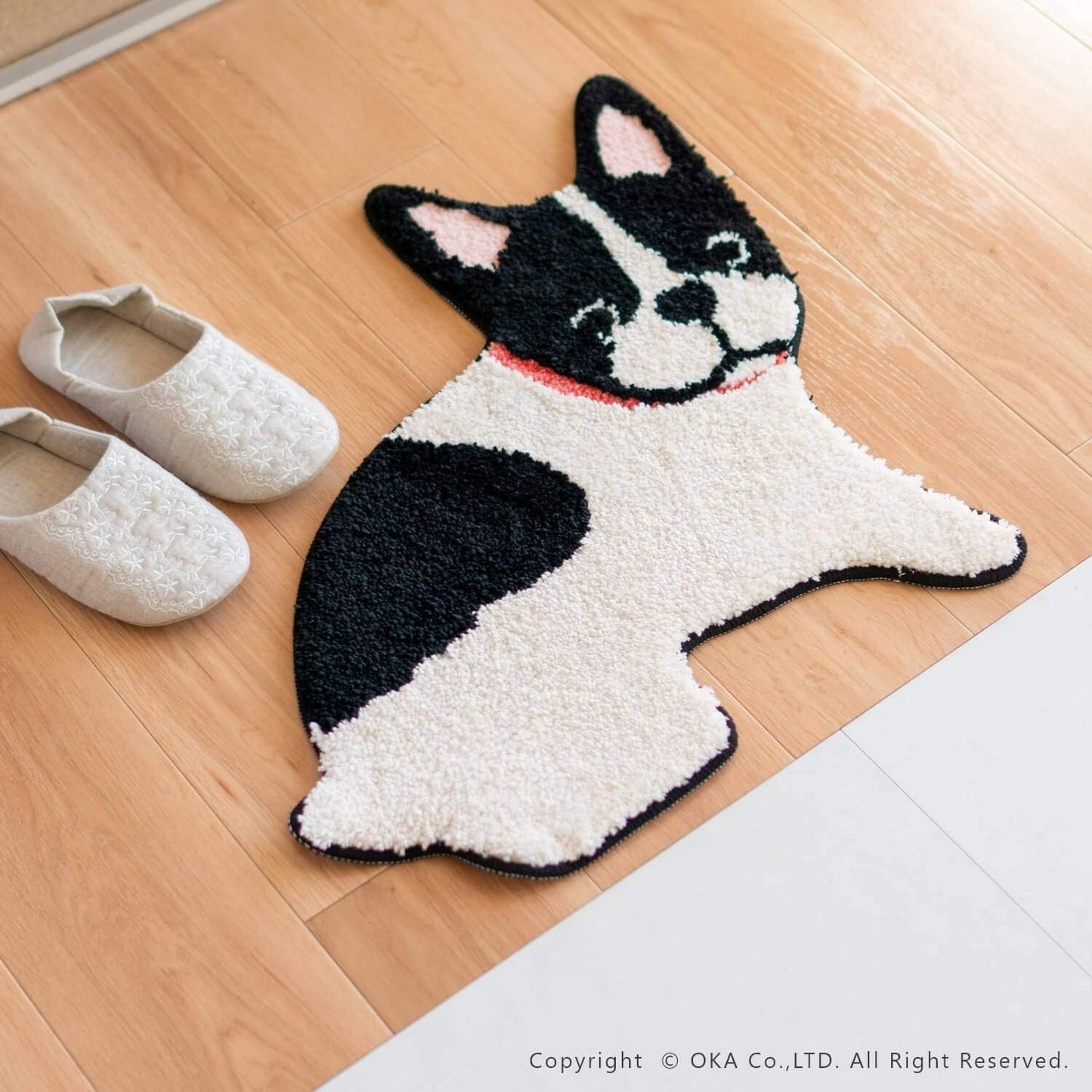 日本直送：OKA 可愛動物絨毛墊子 可機洗 (B3019)