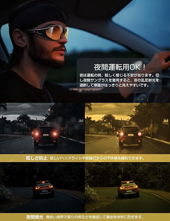 日本品牌：TINHAO ｜ 夜間駕駛專用 180度全景增光套鏡 (B3649)