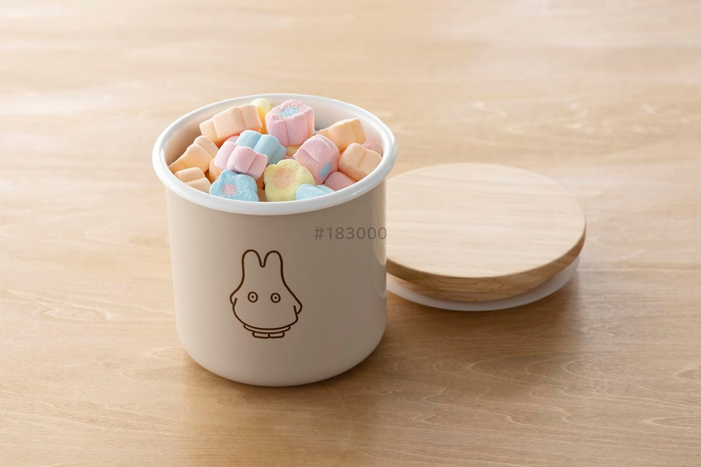 日本直送：Fujihoro Miffy Pastel 9cm 琺瑯儲物罐 400ml (B3781)
