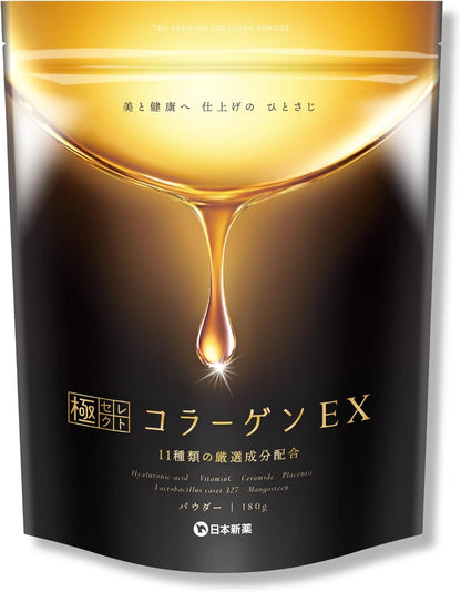 日本製：日本新藥 極セレクト Collagen EX 膠原蛋白粉 180g (B3085)