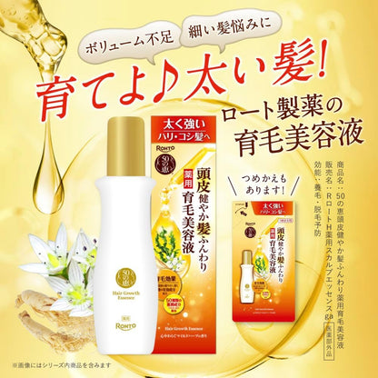 日本製-50之惠-頭皮健效育毛美容液-160ml-樂敦製藥-發毛促進-預防掉髮-蓬鬆髮質