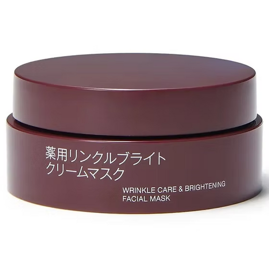 日本製：MUJI 無印良品 Wrinkle Care Brightening 睡眠面膜 80g (B597)