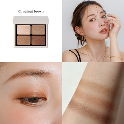 日本製： 🏆LDK No.1 Enamor by KAJIERI Nuance Color Eyes Eyeshadow 四色眼影盤 (B604)