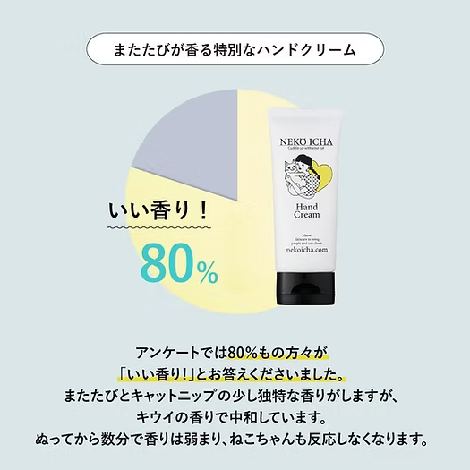 Made in Japan: Neko Icha | Cat Lover's Exclusive Additive-Free Moisturizing Hand Cream 60g (B3520)