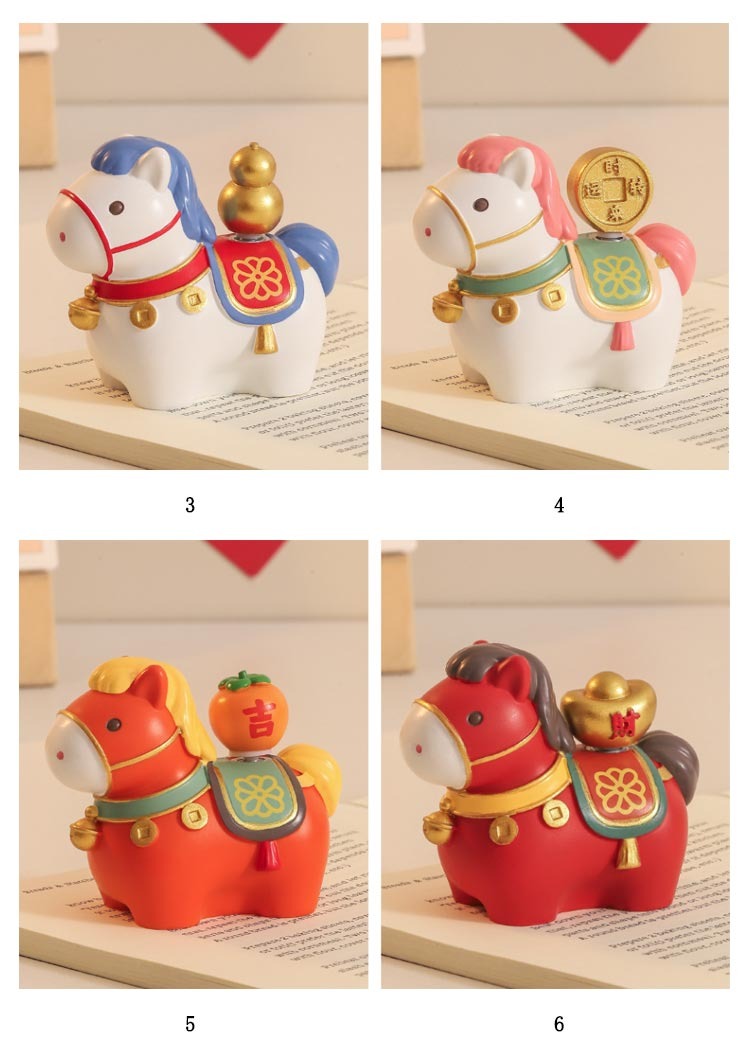 Direct from Japan: 2026 Reiwa 8 (Year of the Horse) Lucky Horse Ornament (B3208)