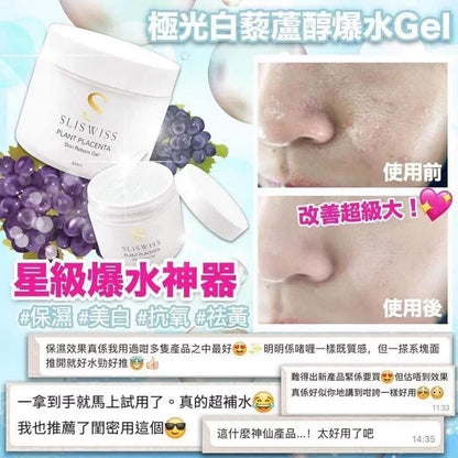 瑞士配方：SLISWISS｜白藜蘆醇微調逆齡雙回復 Gel 殿堂級爆水童顏GEL (B3655)