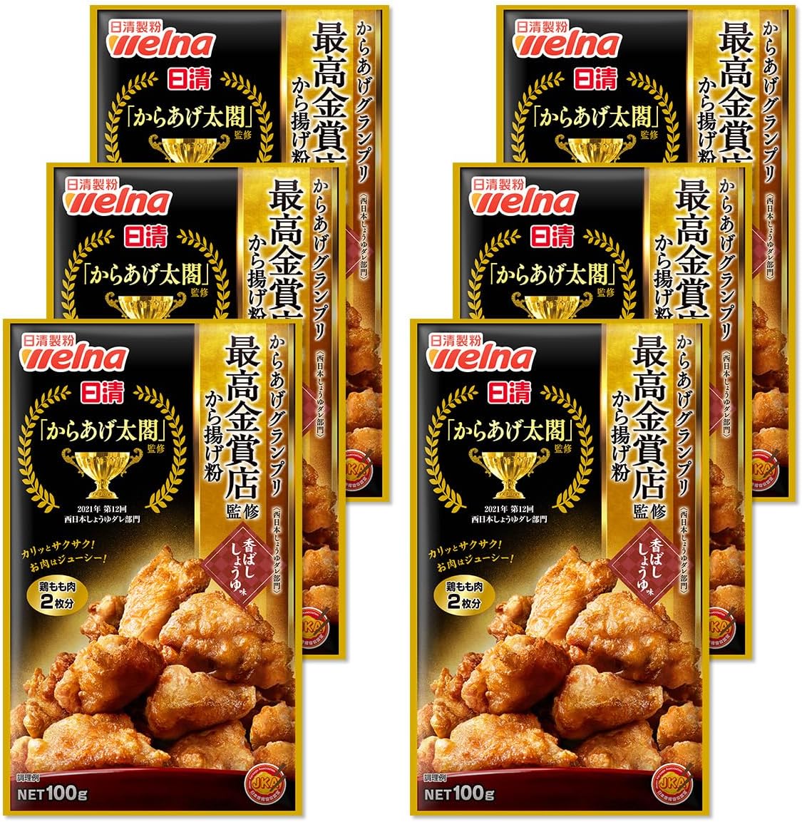 日本製：日清 ｜ Welna Karaageからあげグランプリ最高金賞店監修炸雞粉100g (B3630)