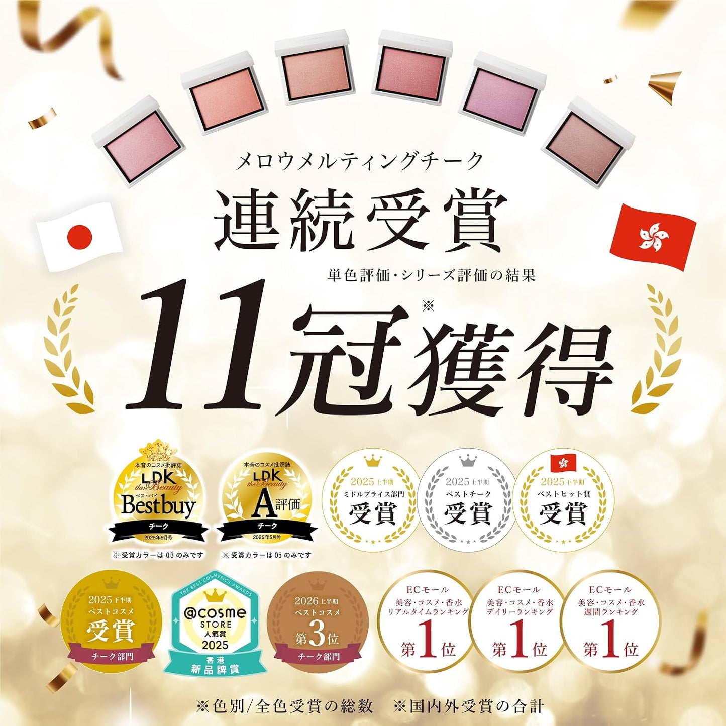 日本製：🏆2026.7月 Enamor by KAJIERI Mellow Melting Cheek 水潤感自然色澤胭脂 milk color limited (B3734)
