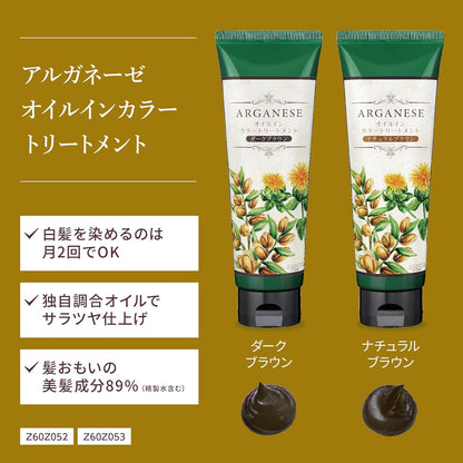 日本製：ARGANESE 摩洛哥堅果染髮護髮膏 (B603)