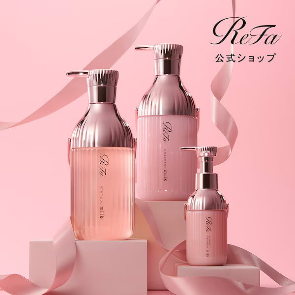 日本製-ReFa代購-MILKPROTEIN牛奶蛋白深層修護洗髮精-500ml單支瓶裝-日本進口ReFa牛奶蛋白初乳精華洗髮精ROYAL皇家修護STRAIGHT直髮順滑粉色抗毛躁白色水潤光澤-深入補充營養鎖水防分岔柔順不乾澀-改善染燙受損頭髮毛躁乾枯及水質硬傷髮-日系簡約美學美髮用品照