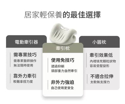台灣品牌：3ZeBra 三隻斑馬 頸椎熱敷牽引枕 全新震動款 G09-2 (B3794)