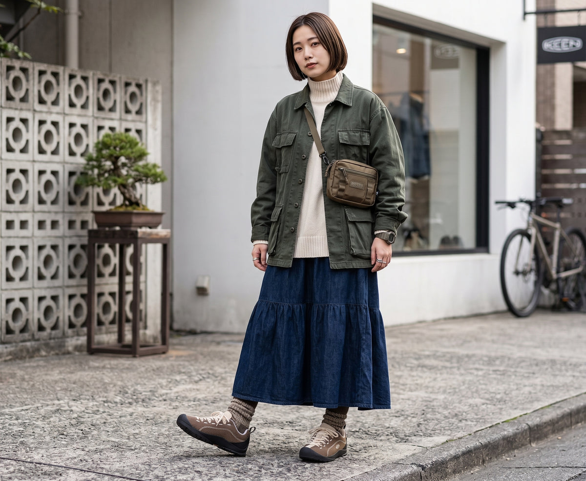 日本直送：KEEN Jasper Nylon Waterproof 女裝尼龍防水戶外休閒鞋(B3834)