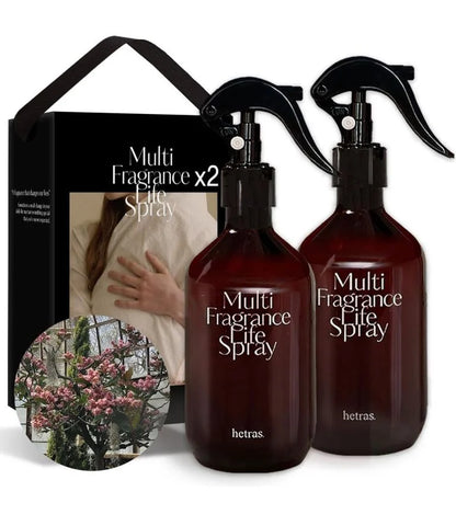 Made in Korea: Hetras | Sanitizing, Deodorizing Multi-Purpose Fragrance Mist (300ml x2) (B3306)