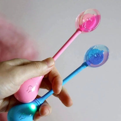 [Super cool, arriving end of April] Direct from Korea: KPOP Music Bone Conduction Lollipop (Lemon / Peach) (B3323)