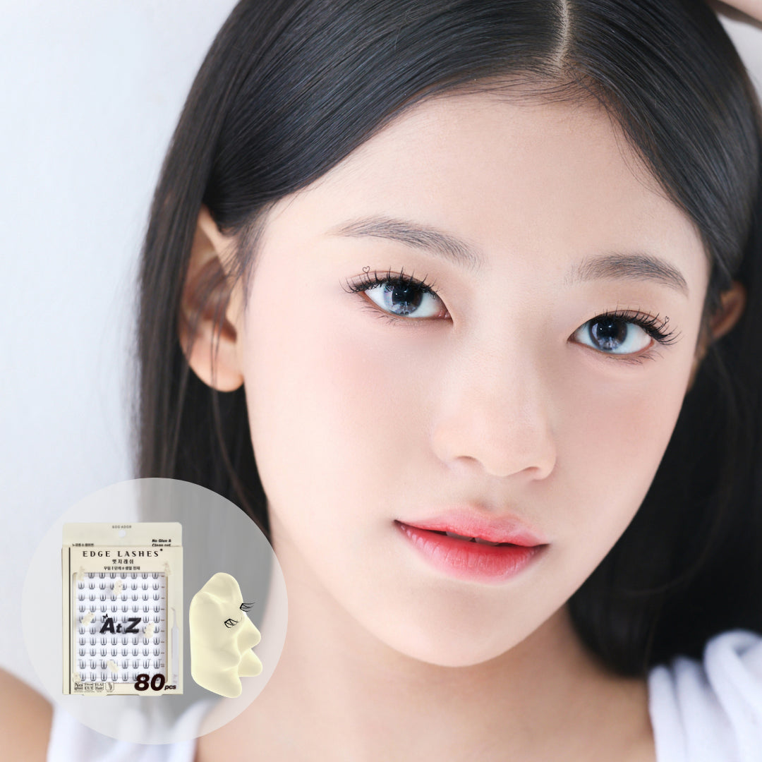 韓國製-SooAdor-No-Glue-Clean-Cut-Edge-Lash-免膠水自黏睫毛-分束式-80片大容量