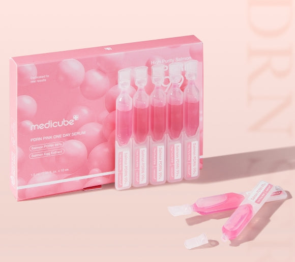 [美容儀良伴]韓國製：Medicube | PDRN粉紅膠原濃縮精華 1.5ml x 10支（單支新鮮密封包裝）(B470))