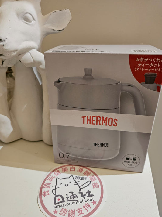 日本直送：Thermos 真空保溫茶壺(帶過濾器) [450ml /720ml 白黃啡三色] (B1161)