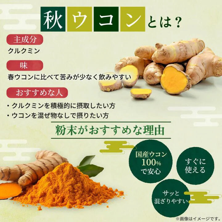 Made in Japan: Rakuten No. 1 Ranking 🏆 SPANION Ohtsuki Autumn Turmeric Powder from Yamanashi Prefecture 100g (B3321)