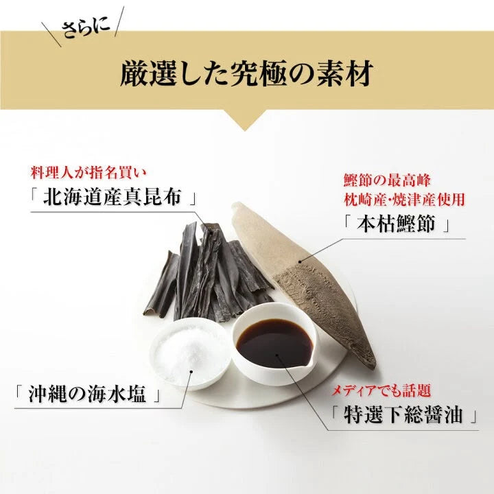 日本製：【日本橋300年老店神級湯頭】Ninben 本枯鰹節極鮮鰹魚昆布高湯包20袋 (B3622)