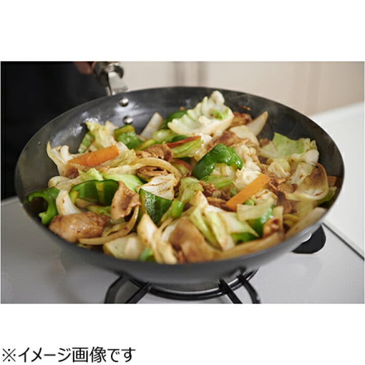 日本製-Hands代購-HandMarks窒化鐵炒鍋28cm木柄-單鍋裝-日本進口Hands自家品牌HandMarks窒化鐵鍋航太級窒化熱處理無化學塗層極不易生鏽28cm大尺寸舒適木柄GasIH電磁爐全適用高溫爆炒鑊氣-改善鐵鍋易生鏽塗層掉落及料理缺乏鑊氣-日系廚房鍋具用品照