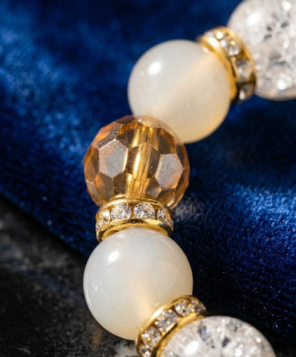 Direct from Japan: Earth's Fortune and Wealth-Gathering Natural Stone Bracelet | 15CM Length (B3605)