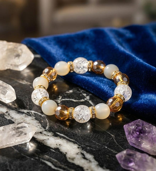 Direct from Japan: CCopan | Earth Fortune Gathering and Stable Treasury Natural Stone Bracelet | 15CM Length (B3605)