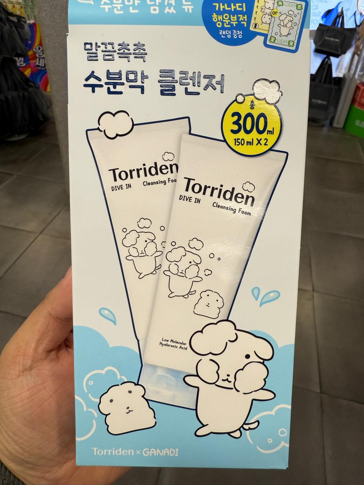 [韓國製]：化解No.1🏆Torriden -低分子透明質酸弱酸性洗面奶 150ml (B354) / Made in Korea : Torriden DIVE IN Low Molecular Hyaluronic Acid Cleansing Foam 150ml (B354)