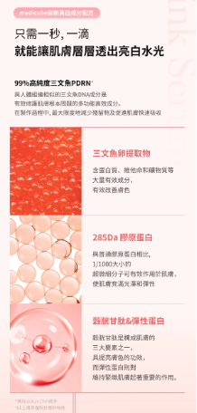 Made in Korea: Medicube | PDRN Pink Collagen Whitening Concentrated Serum (B3391)