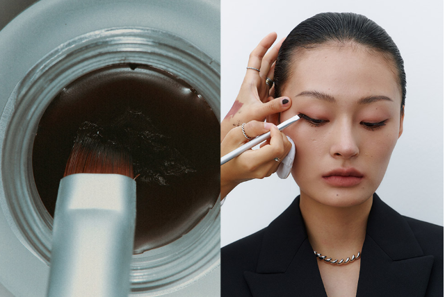 韓國製造：PICCASSO PRO 8 CHEONGDAM 防水眼線膏連雙頭眼線掃限量套裝(B3669)