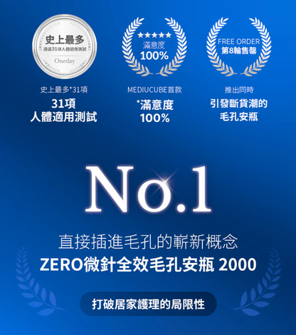 Made in Korea: Medicube | ZERO Micro-Needle All-In-One Pore Ampoule 30ml (B2370)