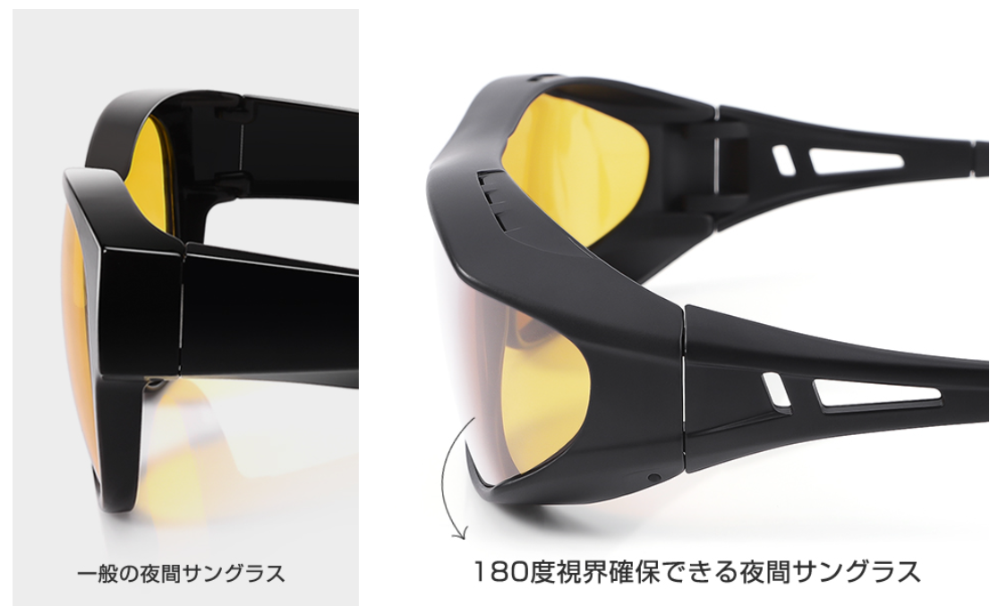 日本品牌：TINHAO ｜ 夜間駕駛專用 180度全景增光套鏡 (B3649)