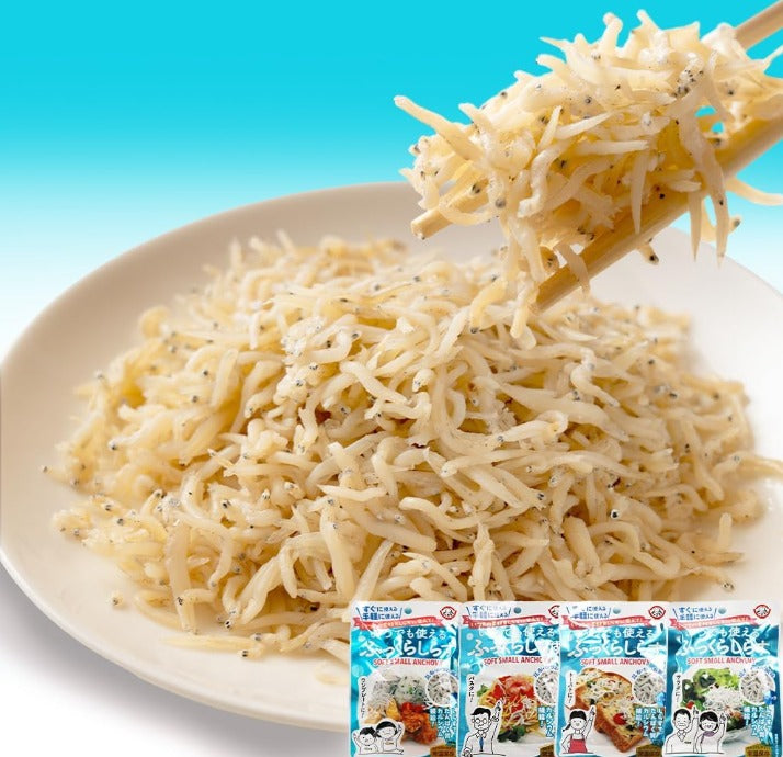 日本製：じゃこ丸劇場昆布鰹魚風味鬆軟白飯魚 40gX4包 (B3638)