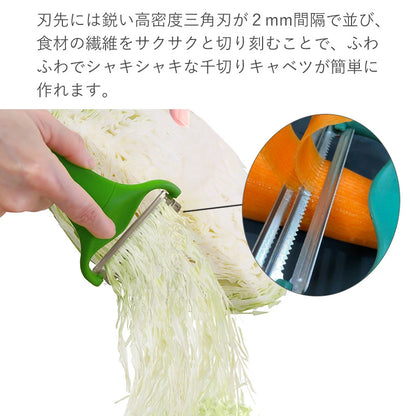 Direct from Japan: NoNoJi | Lettuce Peeler MAX Double-Speed High-Efficiency Peeler (B3432)