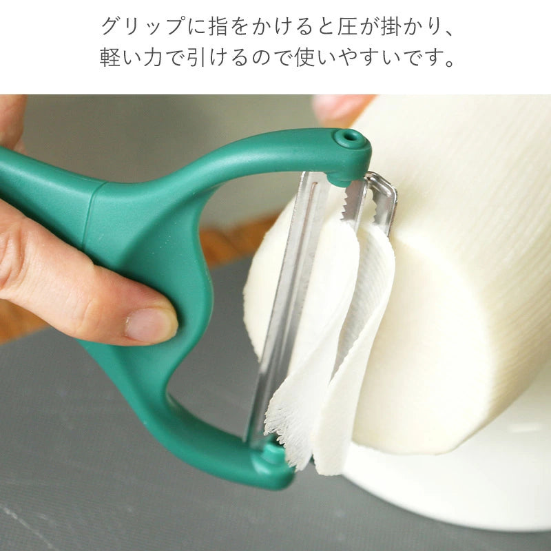 ののじ-NONOJI-キャベピィMAX-高麗菜削皮器-二倍速兩枚刃-CBP-04G-切絲神器-廚房好物