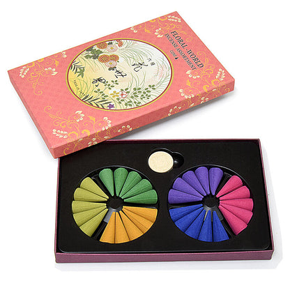 Made in Japan: Kyoto Limited Edition | Shōeidō "Six Flower Worlds" Fragrance Cone Base (30 pieces) (B3267) 