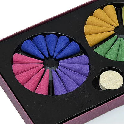 Made in Japan: Kyoto Limited Edition | Shōeidō "Six Flower Worlds" Fragrance Cone Base (30 pieces) (B3267) 