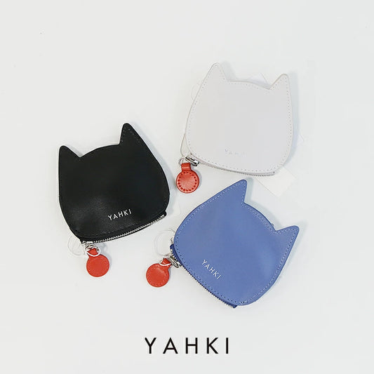 日本製：YAHKI 日本限定真皮小物Pouch (貓仔) (Z161)