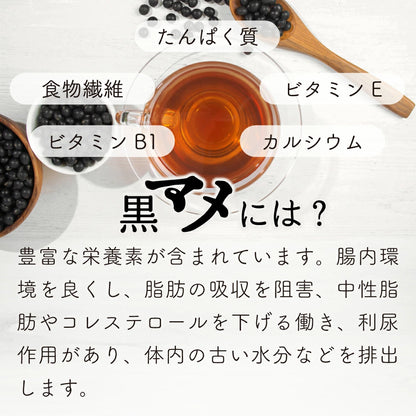 Made in Japan: Kanpo-ya | Roasted Black Bean Tea (Lactic Acid Bacteria Formula) 100 bags (B3503)