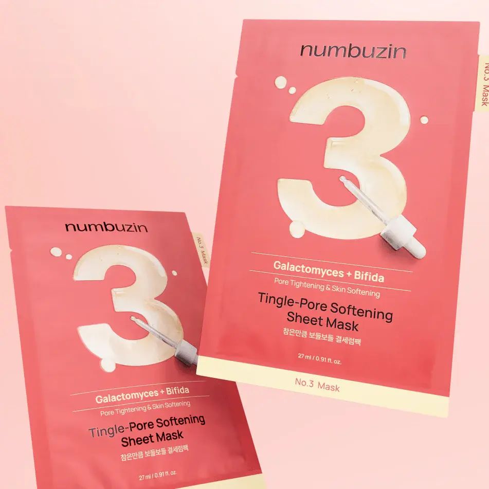 numbuzin No.3 細緻收縮緊緻修復毛孔水光嫩膚面膜