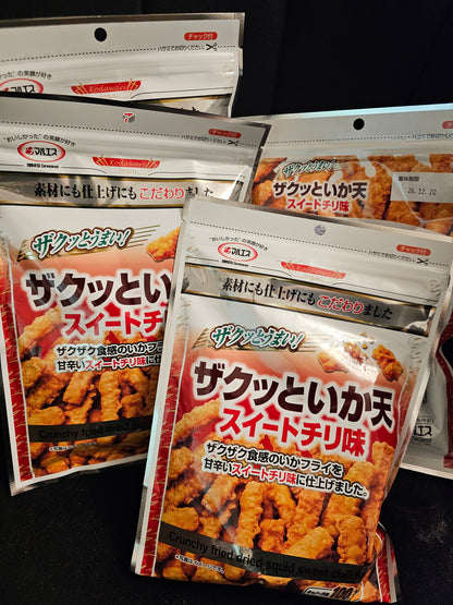 Made in Japan: Japanese COSTCO Maruesu Crispy Tempura Squid Snack 105g (B3724)