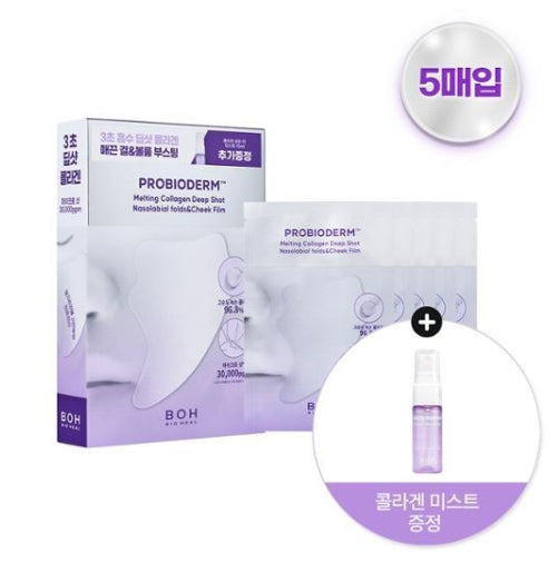 BioHeal BOH納米級96.8%純膠原蛋白微針提拉法令紋前頰膜 【送膠原蛋白噴霧】(B502)