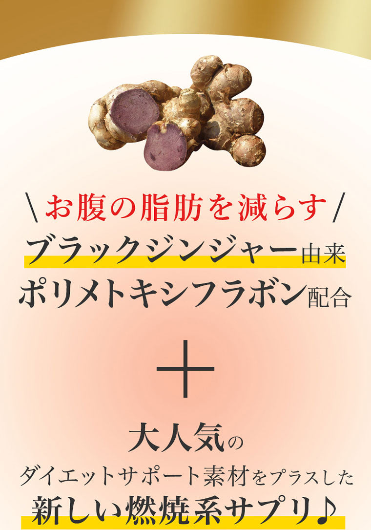 Made in Japan: ORIHIRO | Black Ginger + Salacia Functional Food 60 Capsules (B3337)